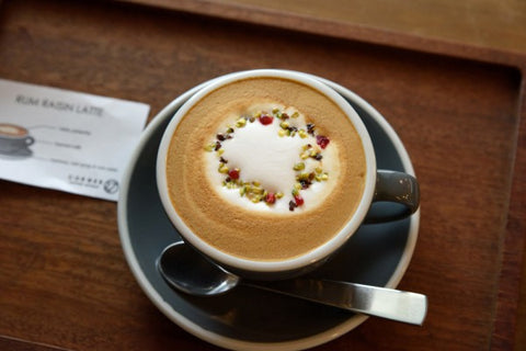 ラムレーズンラテ