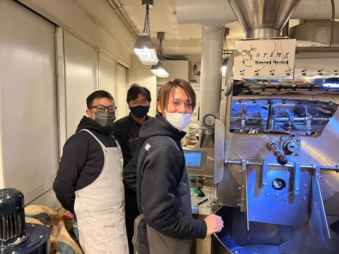 焙煎機が復旧いたしました!