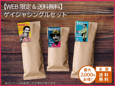 【WEB限定&送料無料】ゲイシャシングルセット